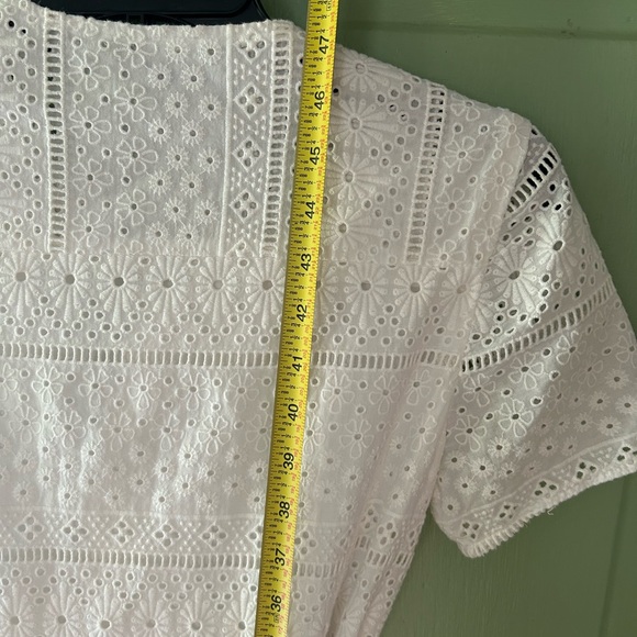 Cartolina Nantucket The Ophelia Dress in white eyelet - Picture 9 of 11